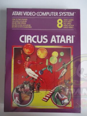 CIRCUS ATARI-ATARI VCS 2600-NTSC-BRAND NEW.