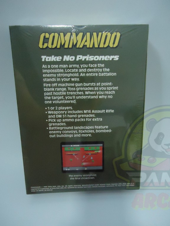 COMMANDO-ATARI VCS 2600-NTSC-BRAND NEW.