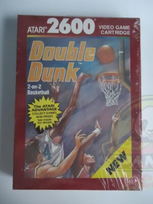 DOUBLE DUNK-ATARI VCS 2600-NTSC-BRAND NEW.