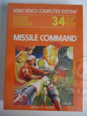 MISSILE COMMAND-ATARI VCS  2600-NTSC-BRAND NEW.
