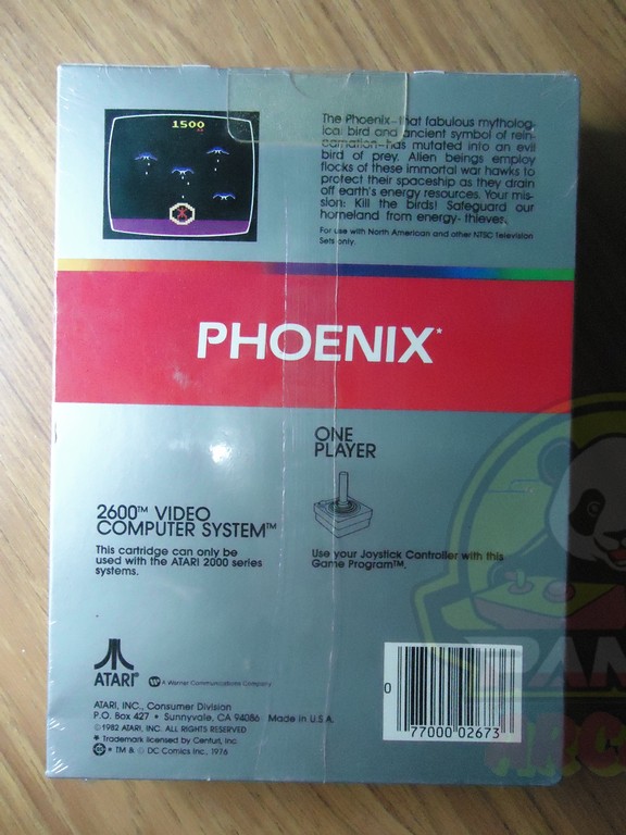 PHOENIX-ATARI VCS 2600-NTSC-BRAND NEW.