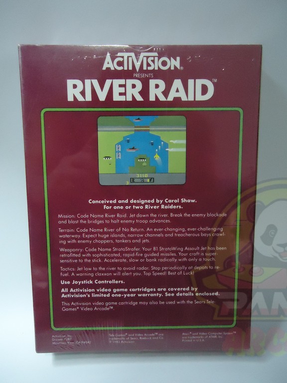 RIVER RAID-ATARI VCS 2600-NTSC-BRAND NEW.
