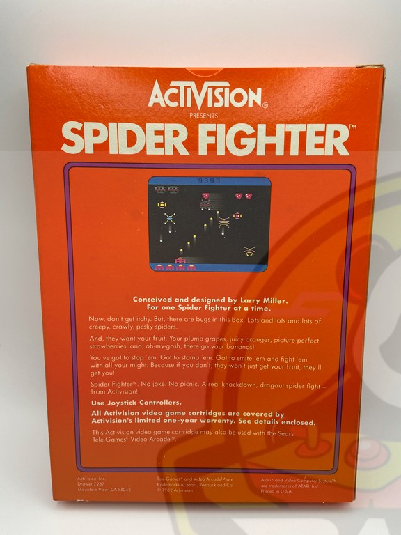 SPIDER FIGHTER-ATARI VCS 2600-NTSC-BRAND NEW.