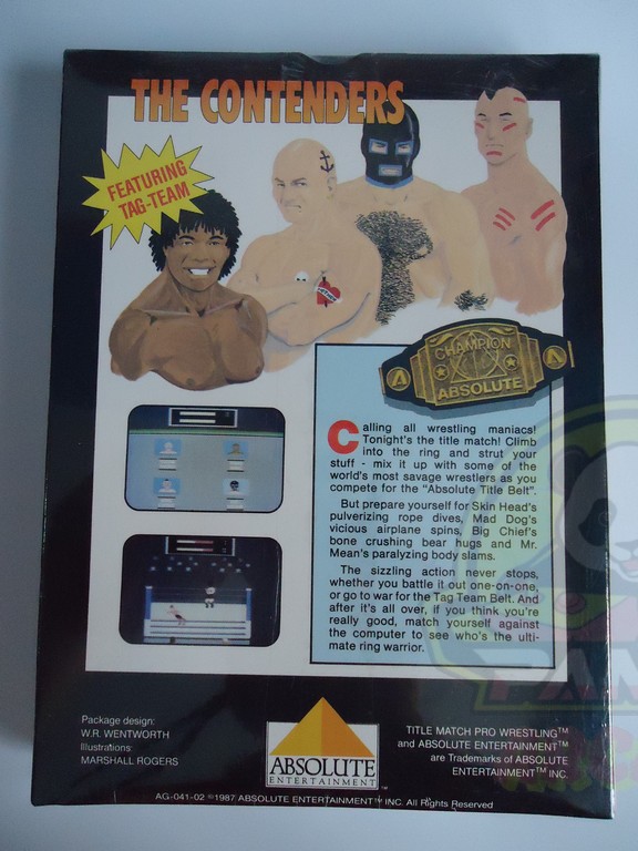 TITLE MATCH PRO WRESTLING-ATARI VCS 2600-NTSC-BRAND NEW.