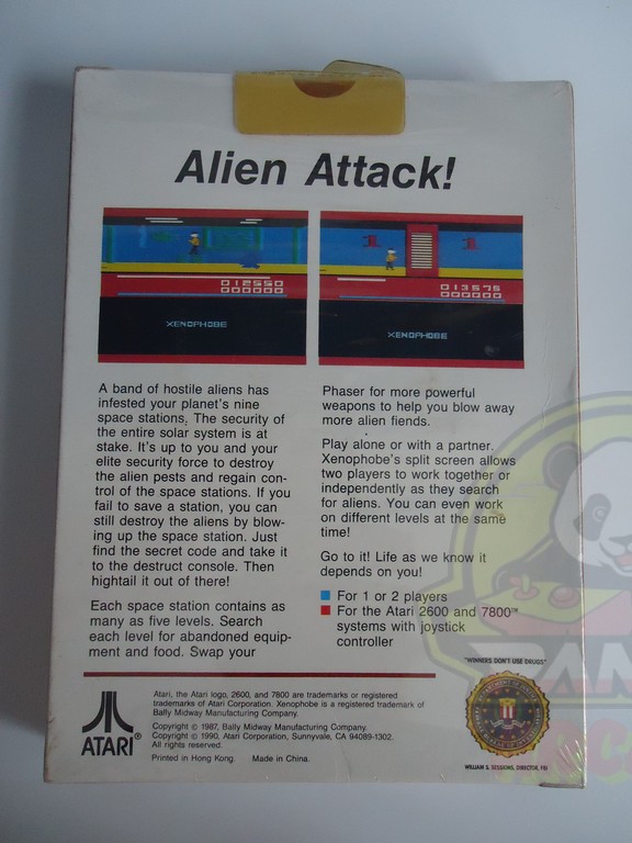 XENOPHOBE-ATARI VCS 2600-NTSC-BRAND NEW.