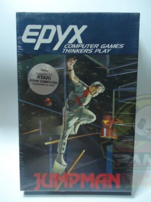 JUMPMAN-ATARI 400/800-DISKETTE 32K -NTSC-BRAND NEW.