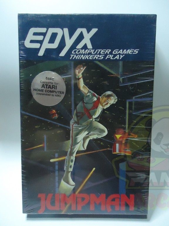 JUMPMAN-ATARI 400/800-DISKETTE 32K -NTSC-BRAND NEW.