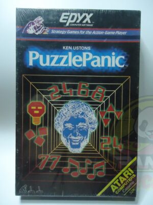PUZZLE PANIC-ATARI 400/800/1200-NTSC-BRAND NEW.