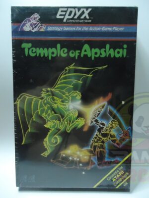 TEMPLE OF APSHAI ATARI 400/800-CASSETTE 48K-NTSC-BRAND NEW.