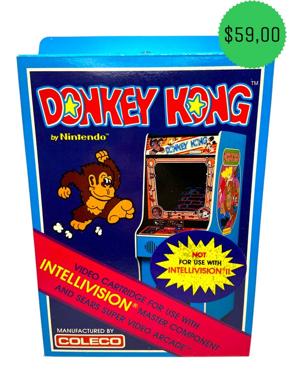 DONKEY KONG-INTELLIVISION-NTSC-BRAND NEW.