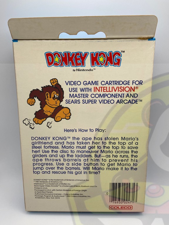 DONKEY KONG-INTELLIVISION-NTSC-BRAND NEW.