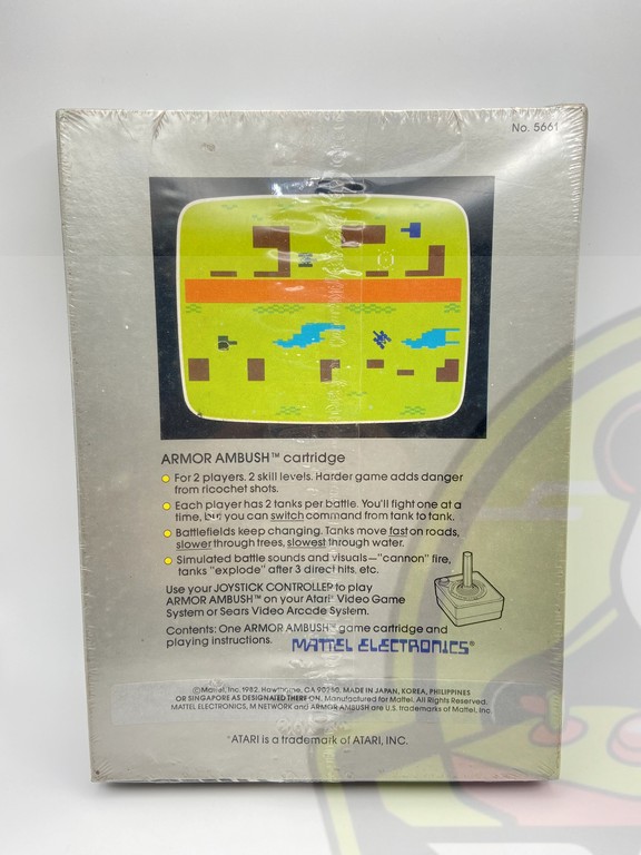 ARMOR AMBUSH-ATARI VCS 2600-NTSC-BRAND NEW