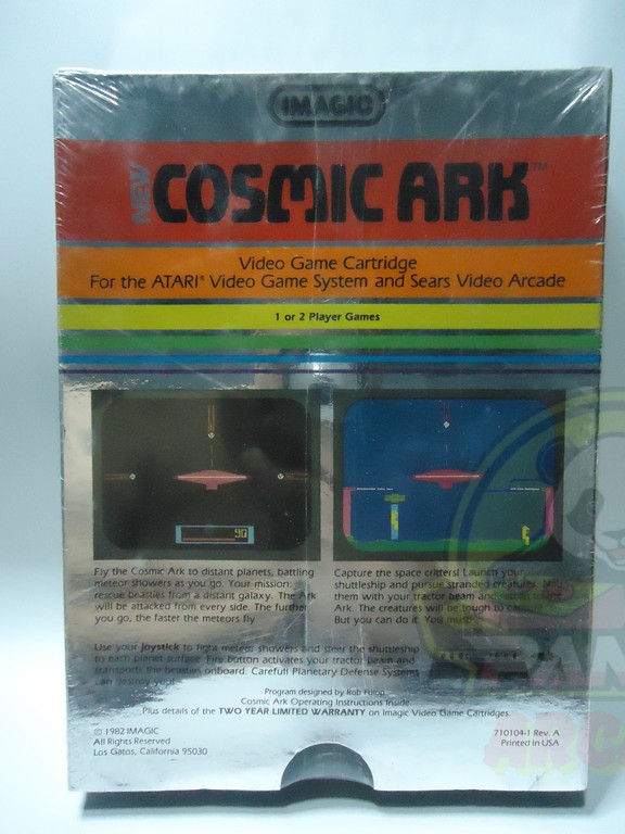 COSMIC ARK-ATARI VCS 2600-NTSC-BRAND NEW.