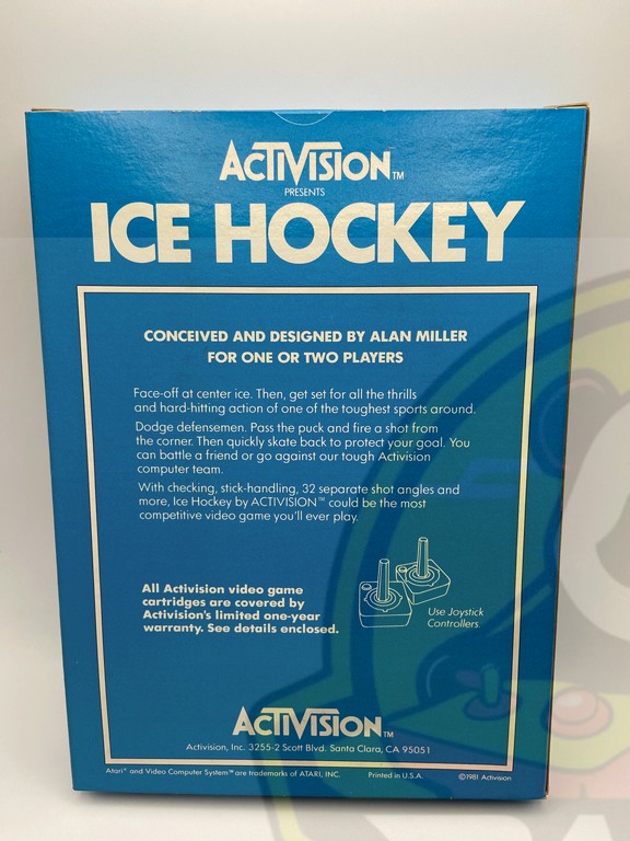 ICE HOCKEY-ATARI VCS 2600-CARTRIGDE-NTSC-BRAND NEW.