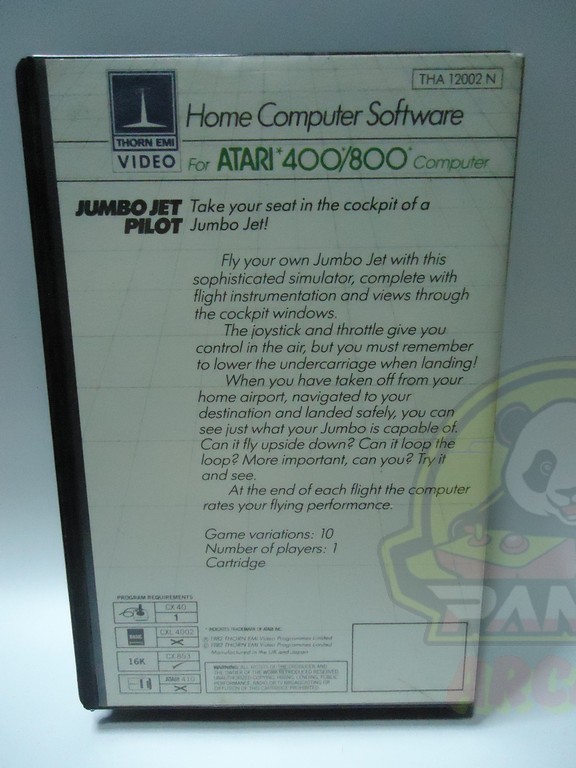 JUMBO JET PILOT- ATARI 400/800-NTSC-BRAND NEW.