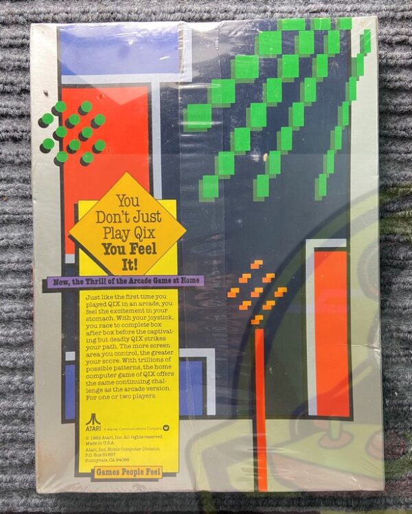 QUIX ATARI 400/800/1200-HOME COMPUTERS-NTSC-BRAND NEW.