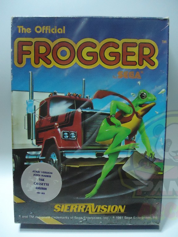 FROGGER-ATARI 400/800/1200 XL/XE-16K CASSETTE-NTSC-BRAND NEW.