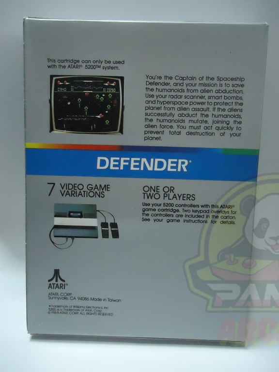 DEFENDER - ATARI 5200 -THE SUPERSYSTEM-NTSC-BRAND NEW.