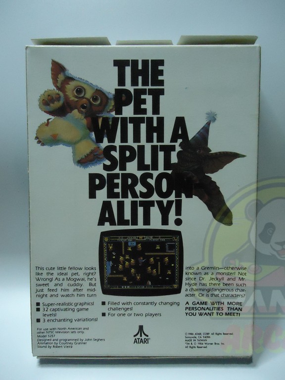 GREMLINS-ATARI 5200 THE SUPERSYSTEM-NTSC-BRAND NEW.