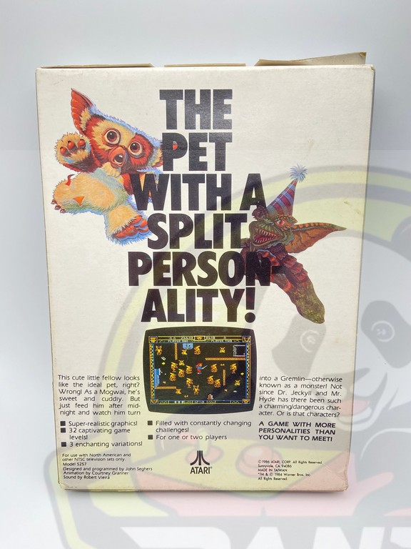 GREMLINS-ATARI 5200 THE SUPERSYSTEM- NTSC - BRAND NEW.