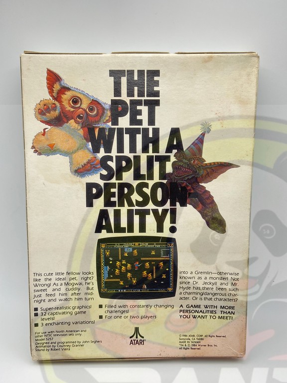 GREMLINS-ATARI 5200 THE SUPERSYSTEM- NTSC - BRAND NEW.
