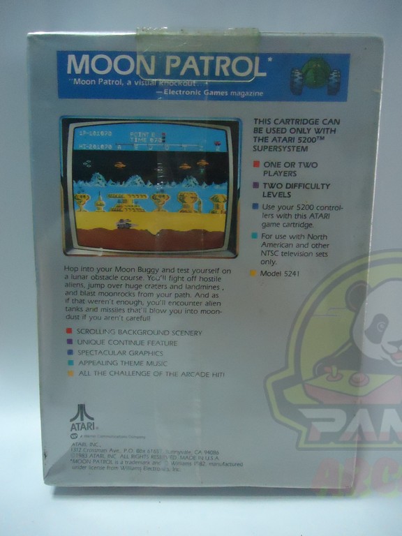 MOON PATROL-ATARI 5200-CARTRIDGE-NTSC-BRAND NEW.