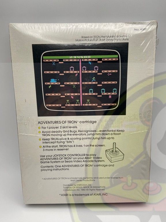 ADVENTURE OF TRON-ATARI VCS 2600-NTSC-BRAND NEW.