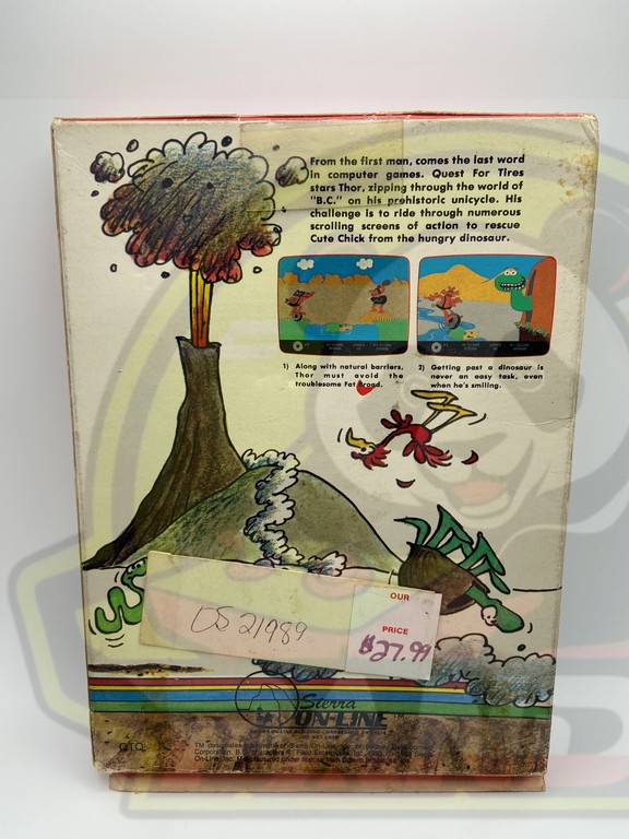 B.C.S QUEST FOR TIRES-APPLEII-NTSC-BRAND NEW.