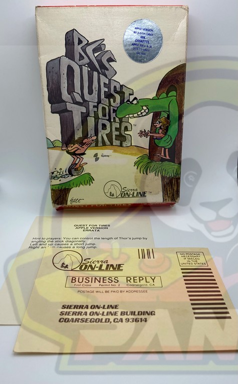 B.C.S QUEST FOR TIRES-APPLEII-NTSC-BRAND NEW.
