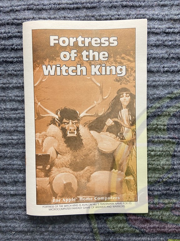FORTRESS OF THE WITCH KING-APPLE II/II+/IIe/IIc-NTSC-BRAND NEW.