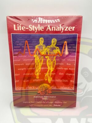 LIFE-STYLE ANALYZER-APPLE II-DISKETTE-NTSC-BRAND NEW.