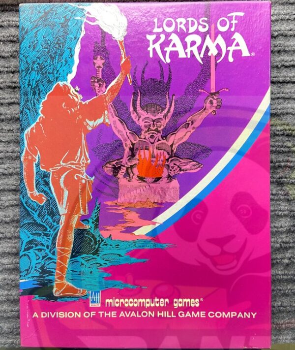 LORDS OF KARMA-ATARI 400/800,APPLE II, PET, TRS-80- CASSETTE-NTSC-BRAND NEW