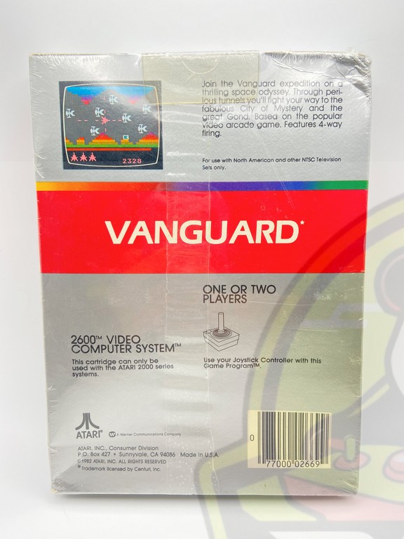 VANGUARD-ATARI VCS 2600-NTSC-BRAND NEW.