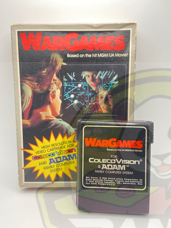WAR GAMES-COLECOVISION-CARTRIDGE-NTSC-BRAND NEW.