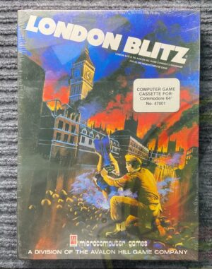 LONDON BLITZ-COMMODORE 64- CASSETTE-NTSC-BRAND NEW.