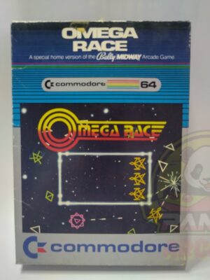 OMEGA RACE- COMMODORE 64-NTSC-BRAND NEW.