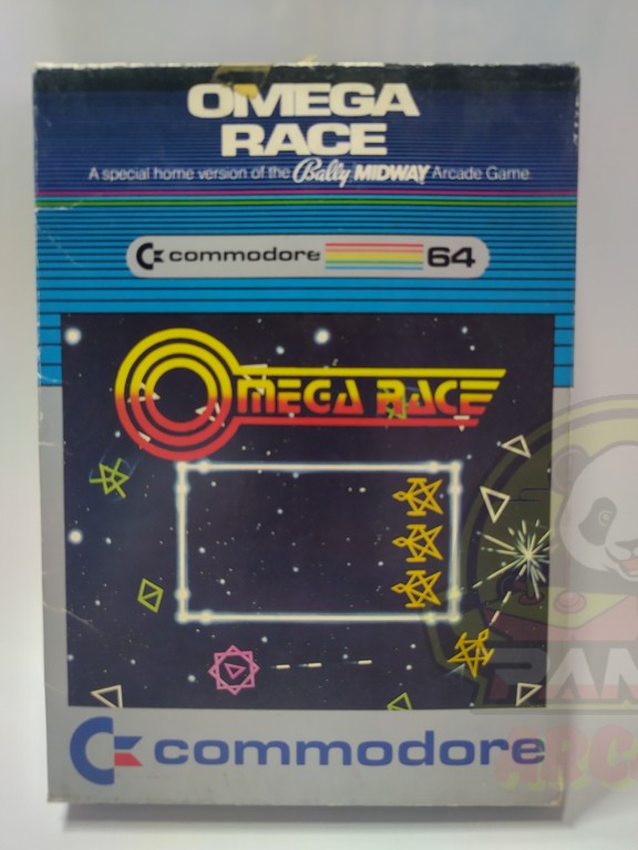 OMEGA RACE- COMMODORE 64-NTSC-BRAND NEW.