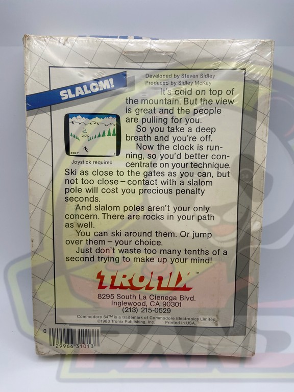 SLALOM TRONIX-NTSC-BRAND NEW.