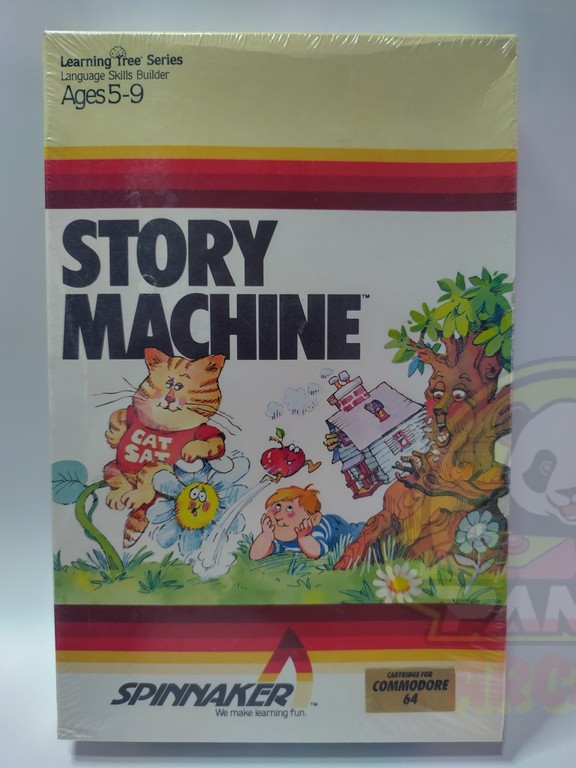 STORY MACHINE-COMMODORE 64-CARTRIDGE-NTSC-BRAND NEW.
