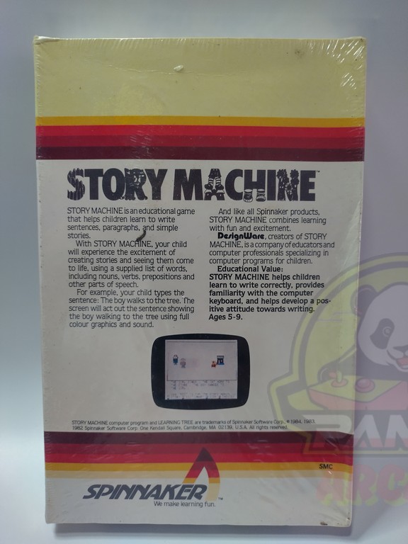 STORY MACHINE-COMMODORE 64-CARTRIDGE-NTSC-BRAND NEW.