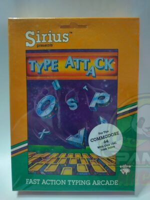 TYPE ATTACK-COMMODORE 64-DISKETTE-NTSC-BRAND NEW.