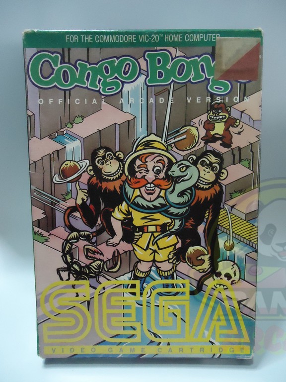 CONGO BONGO-COMMODORE VIC-20-HOME COMPUTERS-NTSC-BRAND NEW.