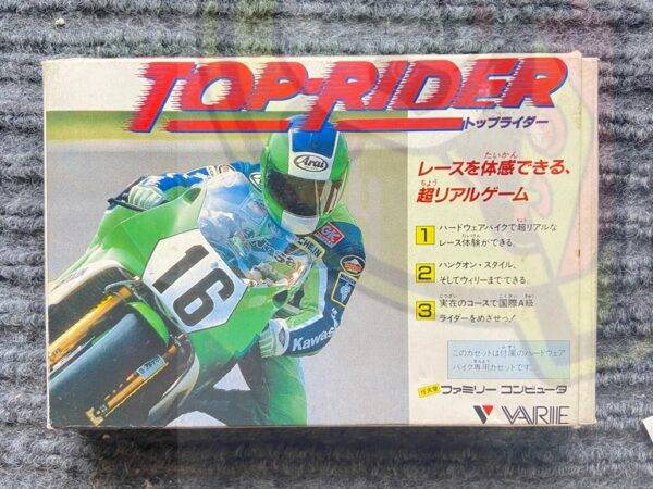 TOP RIDER-FAMICOM-FAMILY COMPUTER FC-NINTENDO- JAPAN VER-NTSC-BRAND NEW