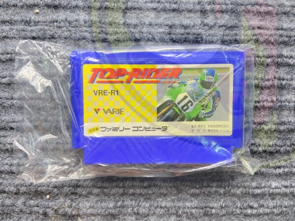 TOP RIDER-FAMICOM-FAMILY COMPUTER FC-NINTENDO- JAPAN VER-NTSC-BRAND NEW