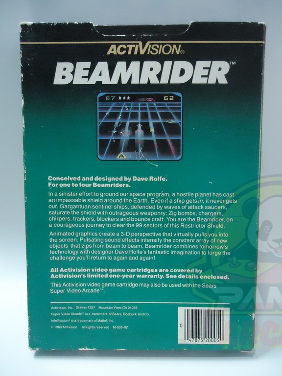 BEAMRIDER FOR INTELLIVISON-CARTRIDGE-NTSC-BRAND NEW.