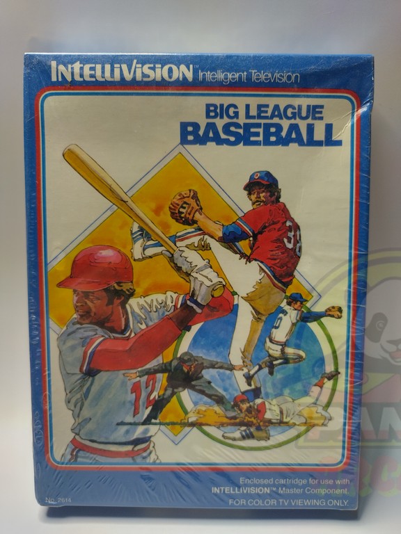 BIG LEAGUE BASEBALL-MATTEL INTELLIVISION-NTSC-BRAND NEW.