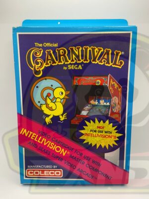 CARNIVAL-MATTEL INTELLIVISION- NTSC - BRAND NEW.