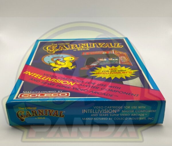 CARNIVAL-MATTEL INTELLIVISION- NTSC - BRAND NEW.