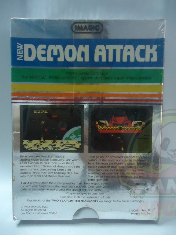 DEMON ATTACK-INTELLIVISION-NTSC-BRAND NEW.