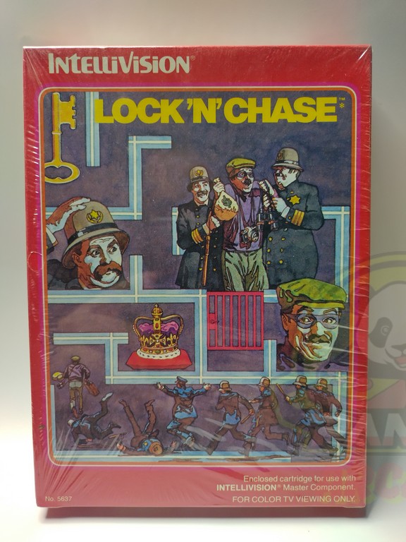 LOCK 'N CHASE-CARTRIGDE-INTELLIVISION-NTSC-BRAND NEW.